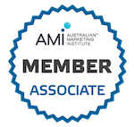 australian marketing institute, ami member associate logo, ami member associate logo