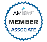 australian marketing institute, ami member associate logo, ami member associate logo